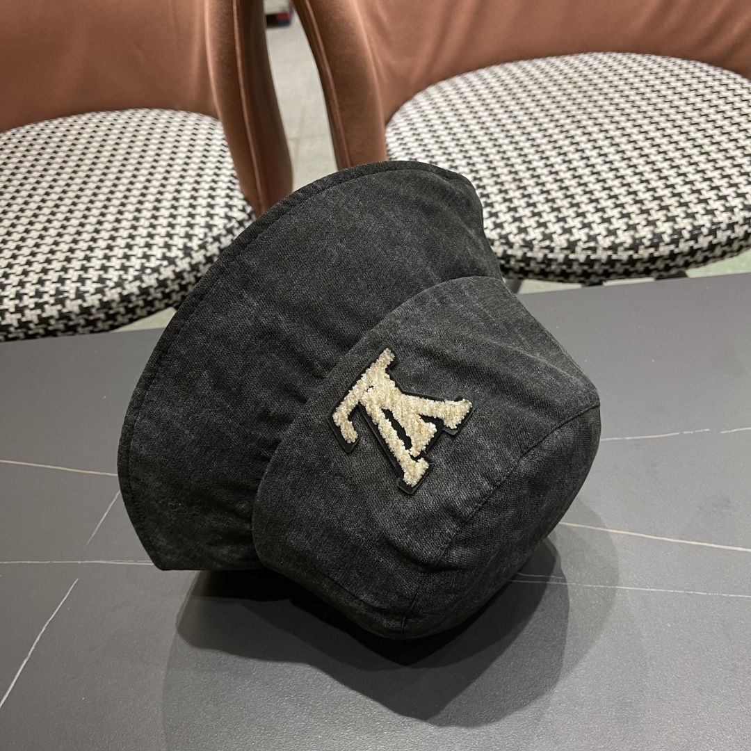 lv路易威登渔夫帽女夏季时尚扎染盆帽户外品脸小休闲水桶帽韩版岔帽