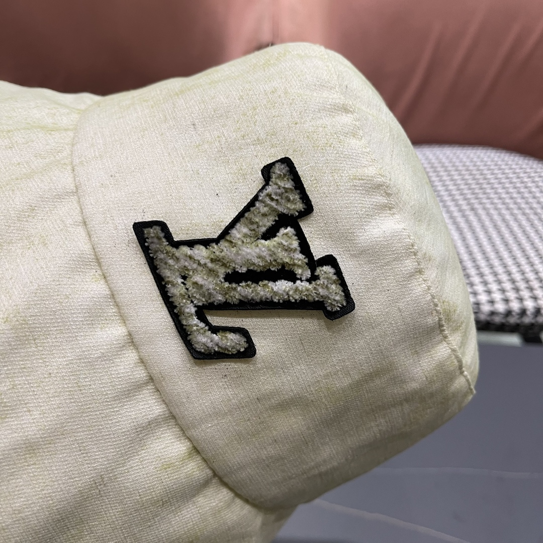 lv路易威登渔夫帽女夏季时尚扎染盆帽户外品脸小休闲水桶帽韩版岔帽