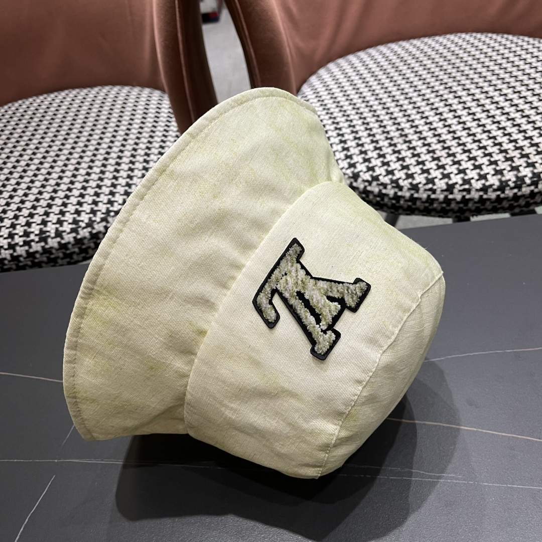 lv路易威登渔夫帽女夏季时尚扎染盆帽户外品脸小休闲水桶帽韩版岔帽