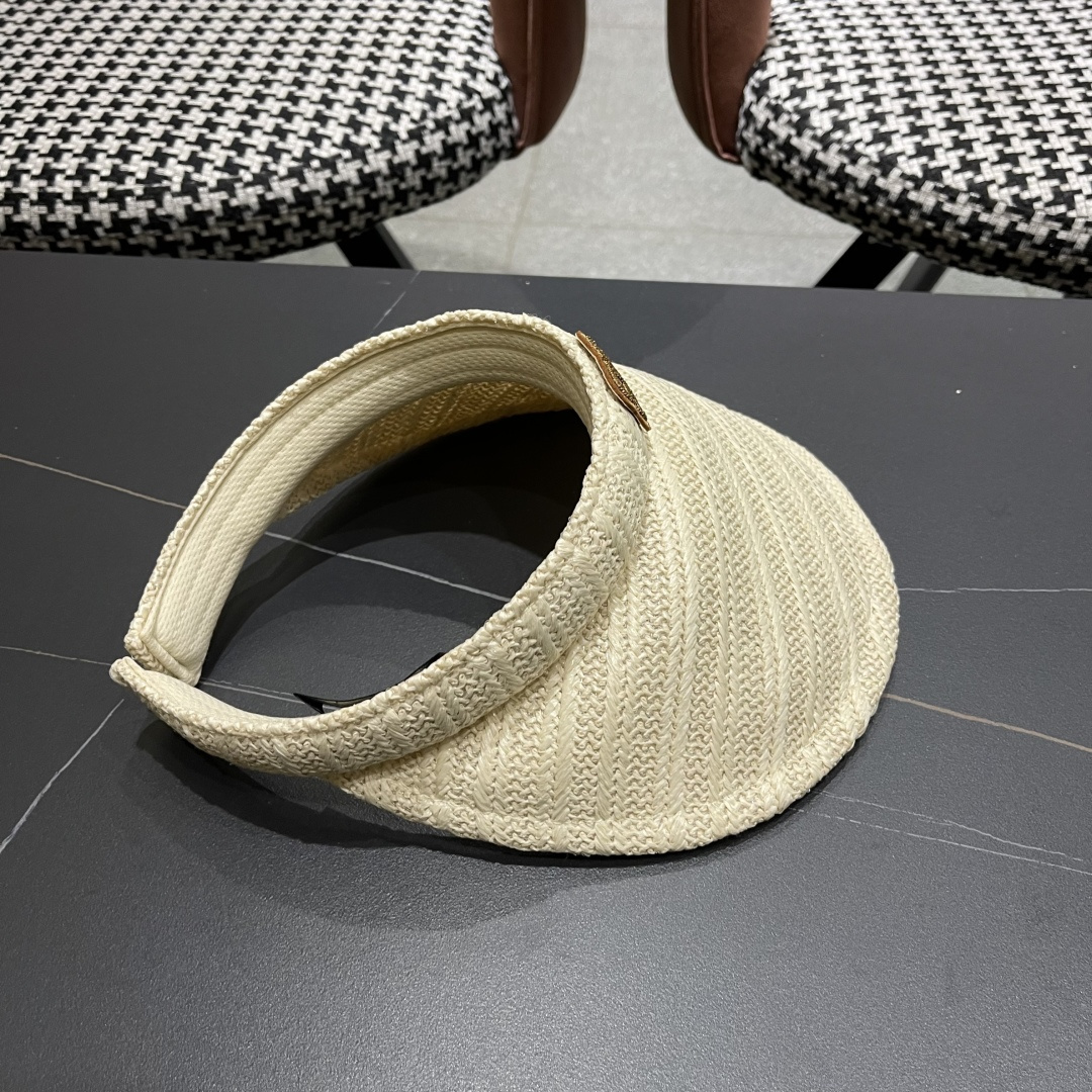  巴黎世家Balenciaga夏季小香风编织防晒帽出游百搭遮阳帽空顶帽
优雅女士太阳帽潮