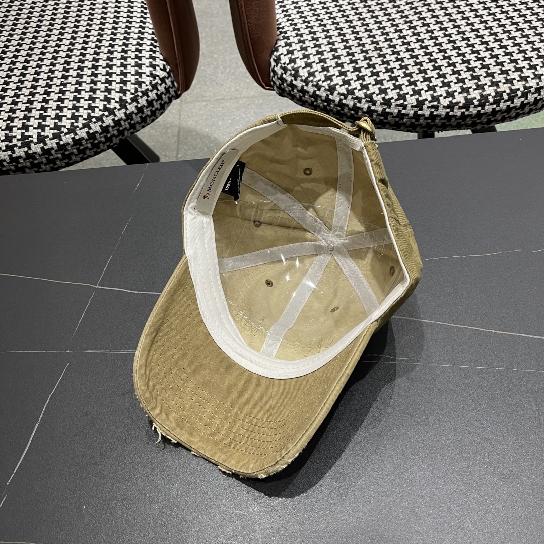  蒙口MONCLER2025新款棒球帽，时尚炸街单品，风格很OK，高品质舒适透气，凹造型很好看