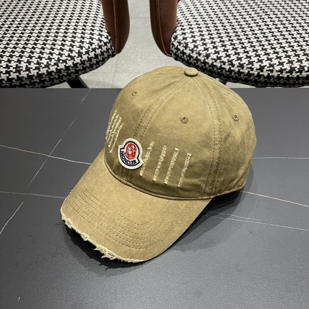  蒙口MONCLER2025新款棒球帽，时尚炸街单品，风格很OK，高品质舒适透气，凹造型很好看