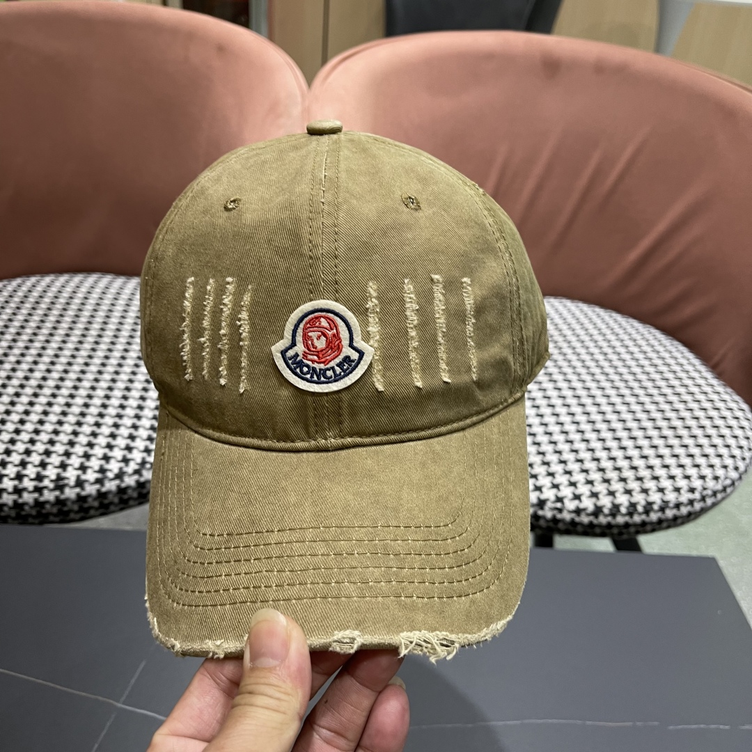  蒙口MONCLER2025新款棒球帽，时尚炸街单品，风格很OK，高品质舒适透气，凹造型很好看