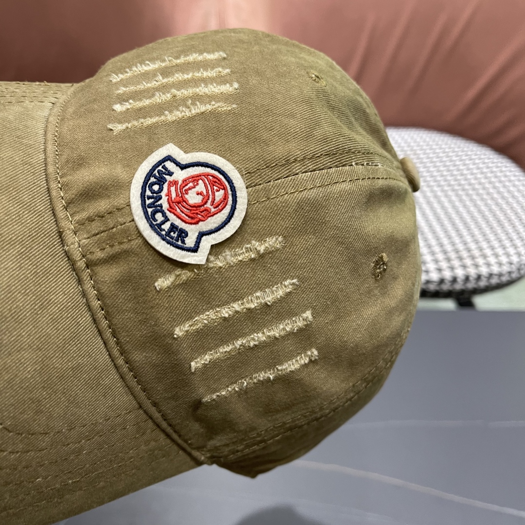  蒙口MONCLER2025新款棒球帽，时尚炸街单品，风格很OK，高品质舒适透气，凹造型很好看