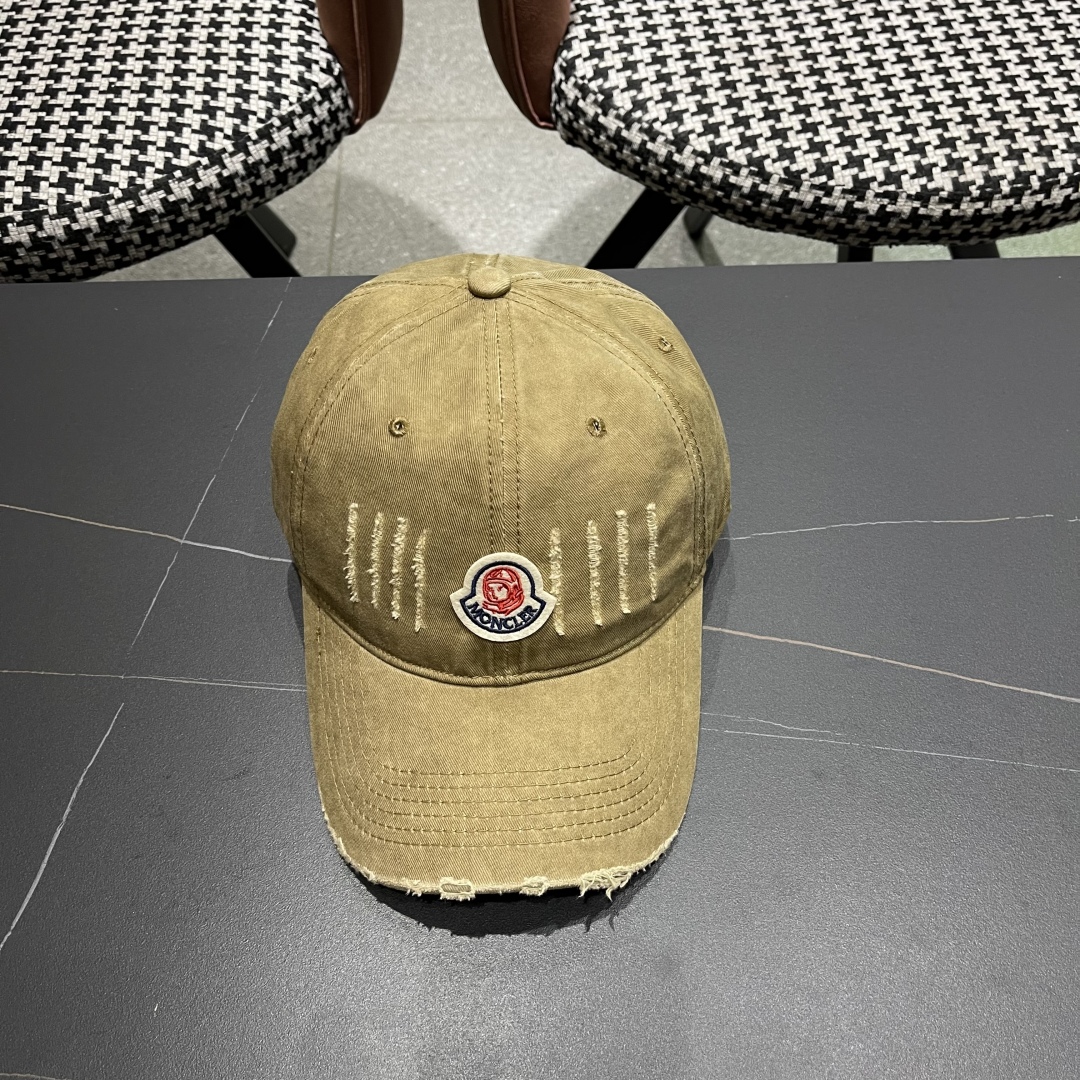  蒙口MONCLER2025新款棒球帽，时尚炸街单品，风格很OK，高品质舒适透气，凹造型很好看