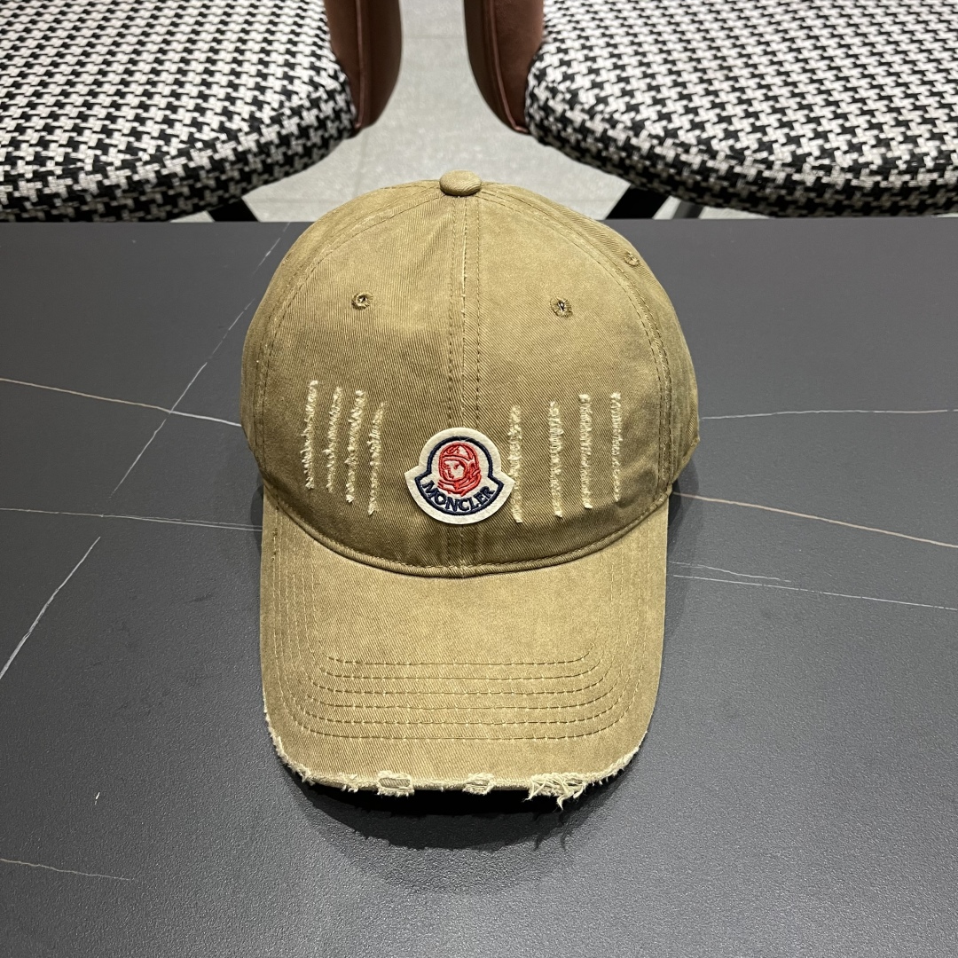  蒙口MONCLER2025新款棒球帽，时尚炸街单品，风格很OK，高品质舒适透气，凹造型很好看