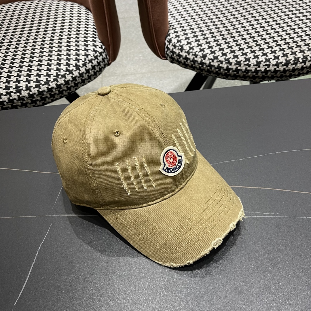  蒙口MONCLER2025新款棒球帽，时尚炸街单品，风格很OK，高品质舒适透气，凹造型很好看