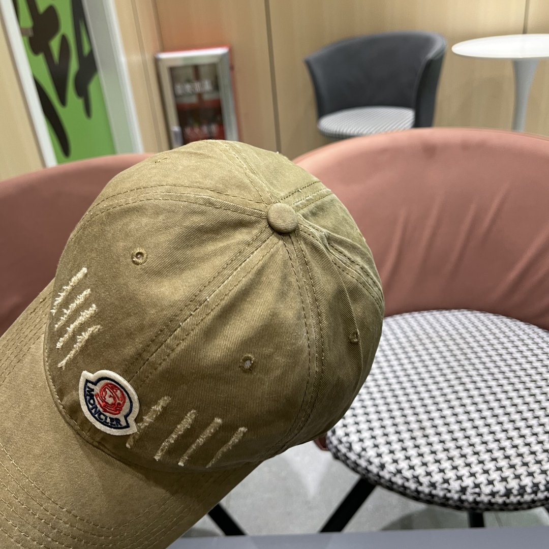  蒙口MONCLER2025新款棒球帽，时尚炸街单品，风格很OK，高品质舒适透气，凹造型很好看
