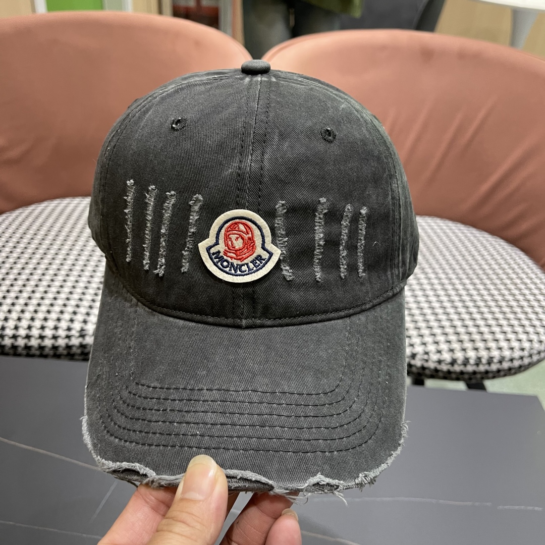  蒙口MONCLER2025新款棒球帽，时尚炸街单品，风格很OK，高品质舒适透气，凹造型很好看