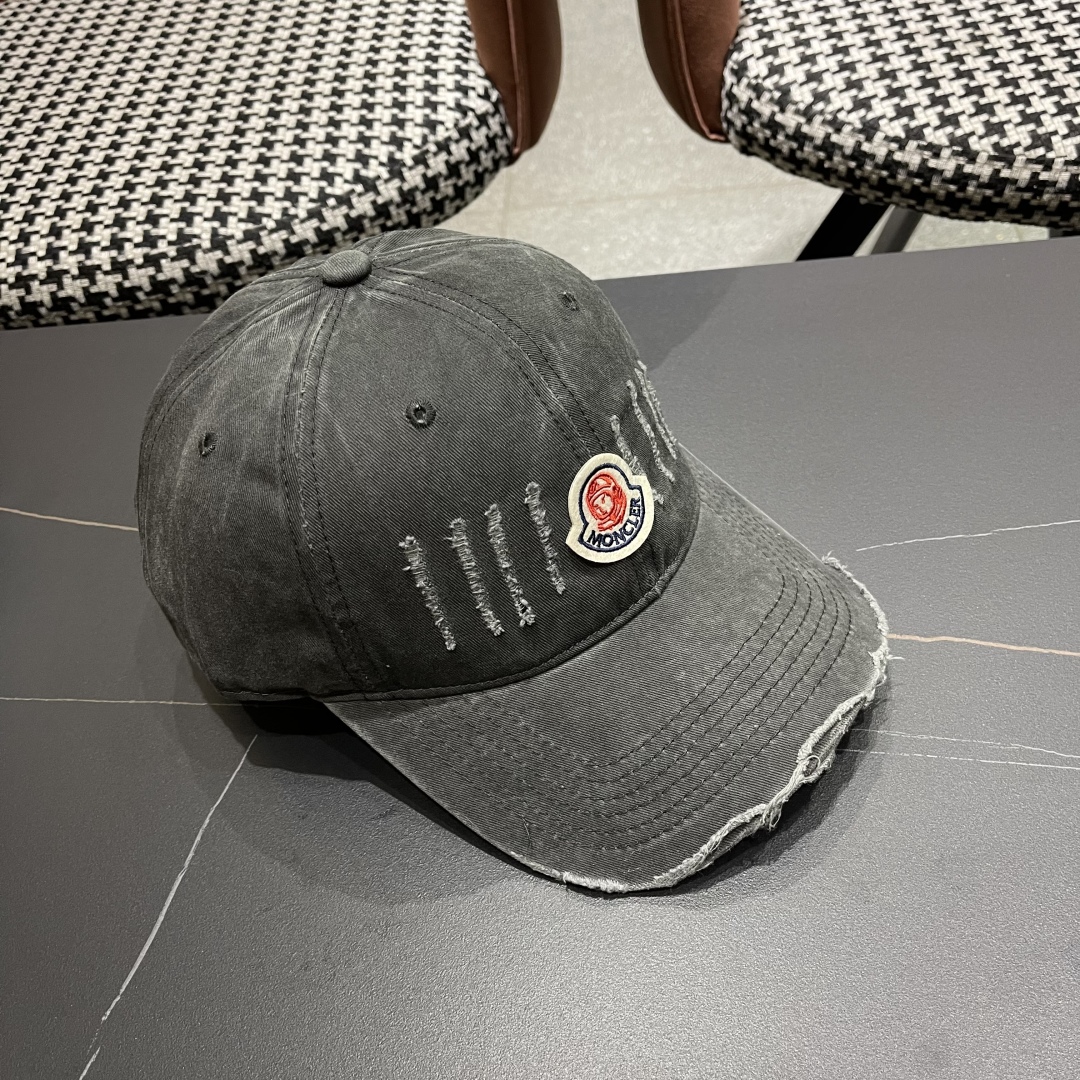  蒙口MONCLER2025新款棒球帽，时尚炸街单品，风格很OK，高品质舒适透气，凹造型很好看
