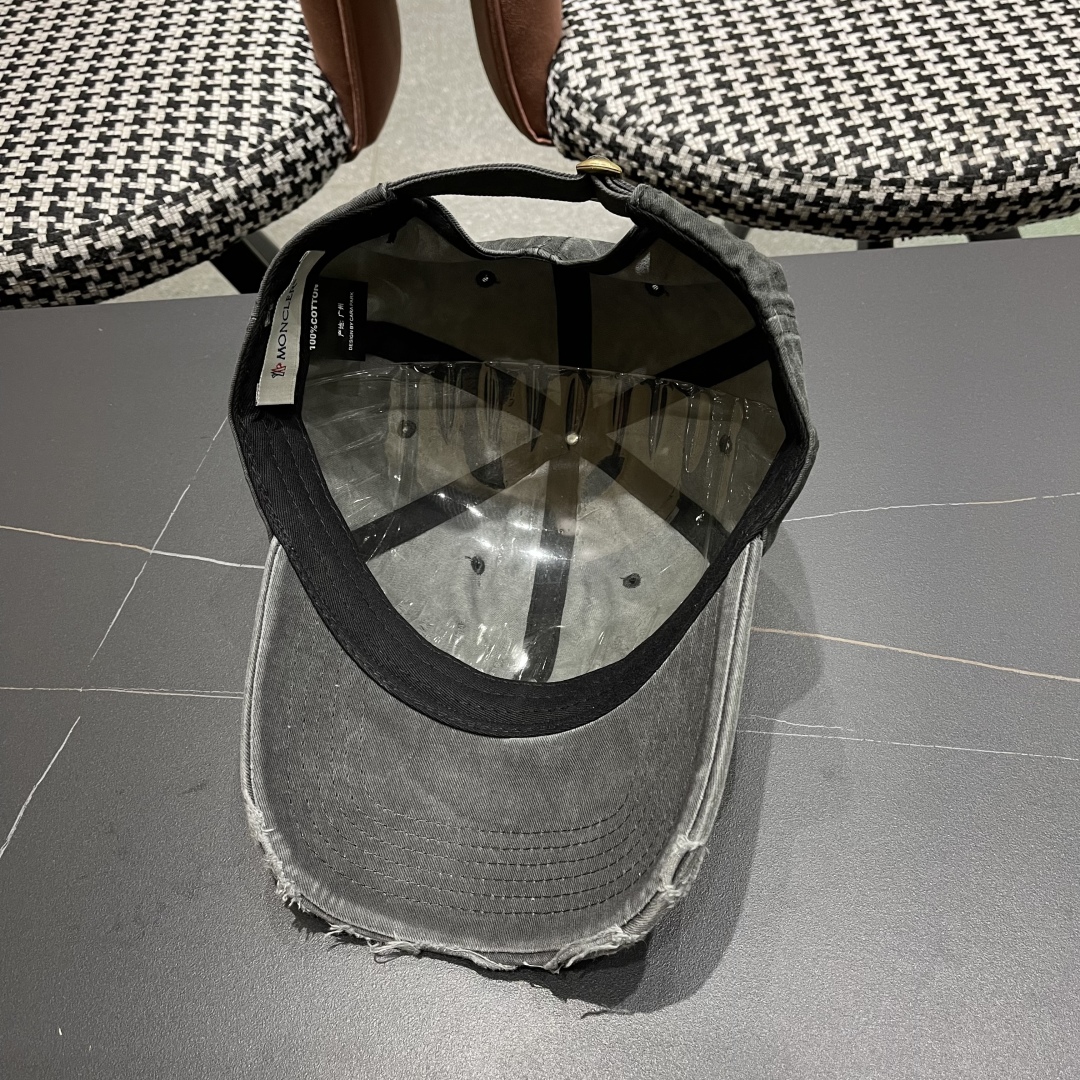  蒙口MONCLER2025新款棒球帽，时尚炸街单品，风格很OK，高品质舒适透气，凹造型很好看