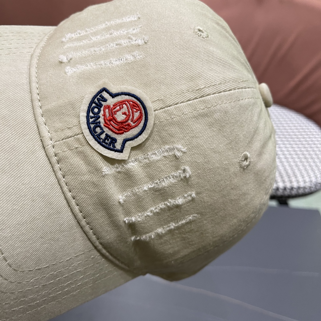  蒙口MONCLER2025新款棒球帽，时尚炸街单品，风格很OK，高品质舒适透气，凹造型很好看
