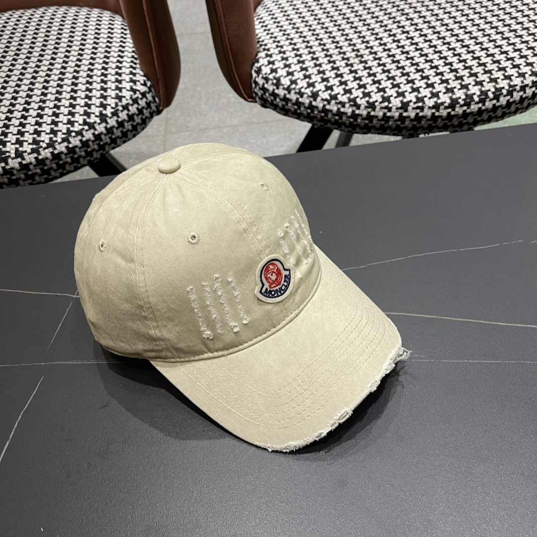  蒙口MONCLER2025新款棒球帽，时尚炸街单品，风格很OK，高品质舒适透气，凹造型很好看