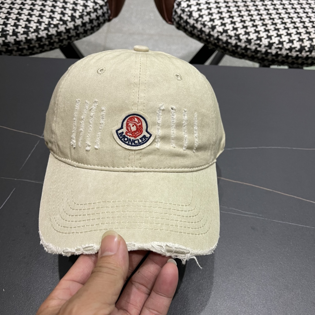  蒙口MONCLER2025新款棒球帽，时尚炸街单品，风格很OK，高品质舒适透气，凹造型很好看
