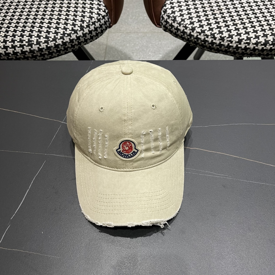  蒙口MONCLER2025新款棒球帽，时尚炸街单品，风格很OK，高品质舒适透气，凹造型很好看
