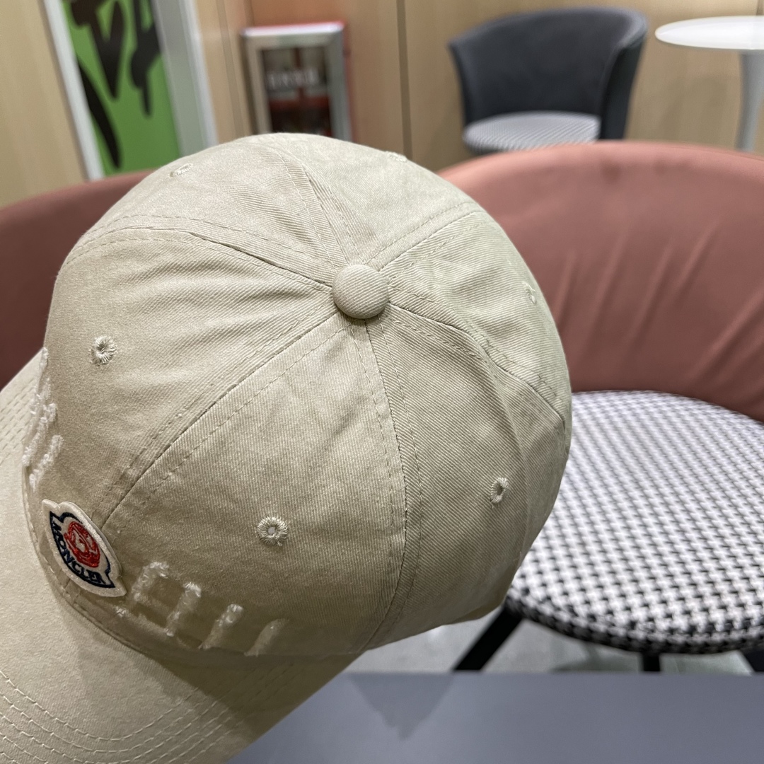  蒙口MONCLER2025新款棒球帽，时尚炸街单品，风格很OK，高品质舒适透气，凹造型很好看