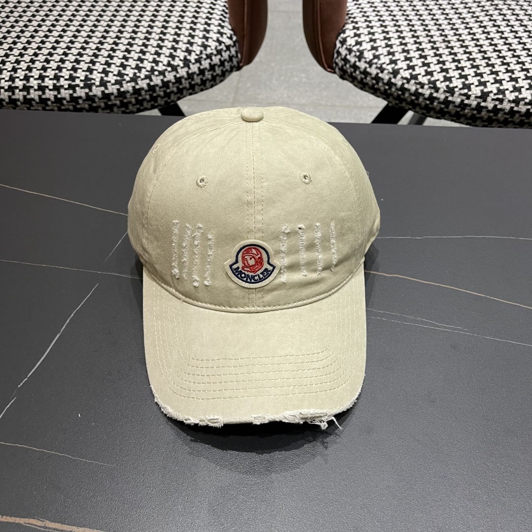  蒙口MONCLER2025新款棒球帽，时尚炸街单品，风格很OK，高品质舒适透气，凹造型很好看