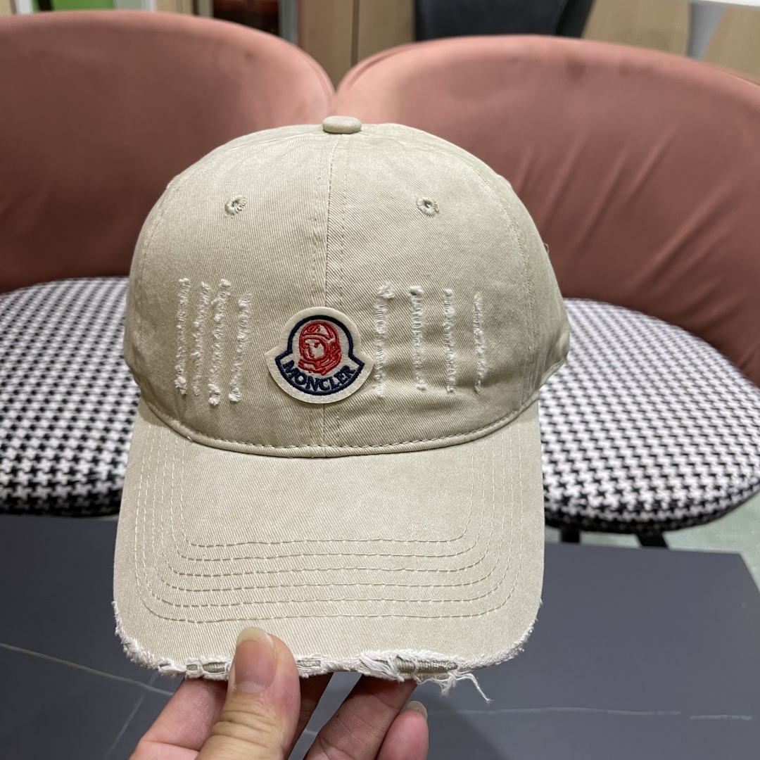  蒙口MONCLER2025新款棒球帽，时尚炸街单品，风格很OK，高品质舒适透气，凹造型很好看