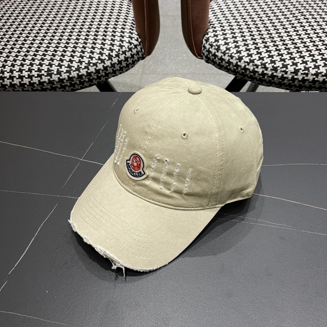  蒙口MONCLER2025新款棒球帽，时尚炸街单品，风格很OK，高品质舒适透气，凹造型很好看