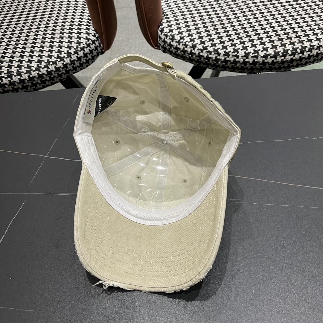  蒙口MONCLER2025新款棒球帽，时尚炸街单品，风格很OK，高品质舒适透气，凹造型很好看