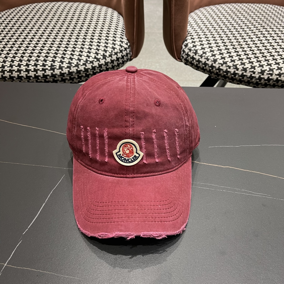  蒙口MONCLER2025新款棒球帽，时尚炸街单品，风格很OK，高品质舒适透气，凹造型很好看