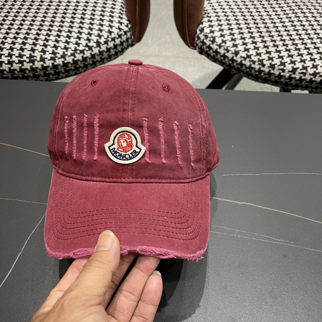  蒙口MONCLER2025新款棒球帽，时尚炸街单品，风格很OK，高品质舒适透气，凹造型很好看