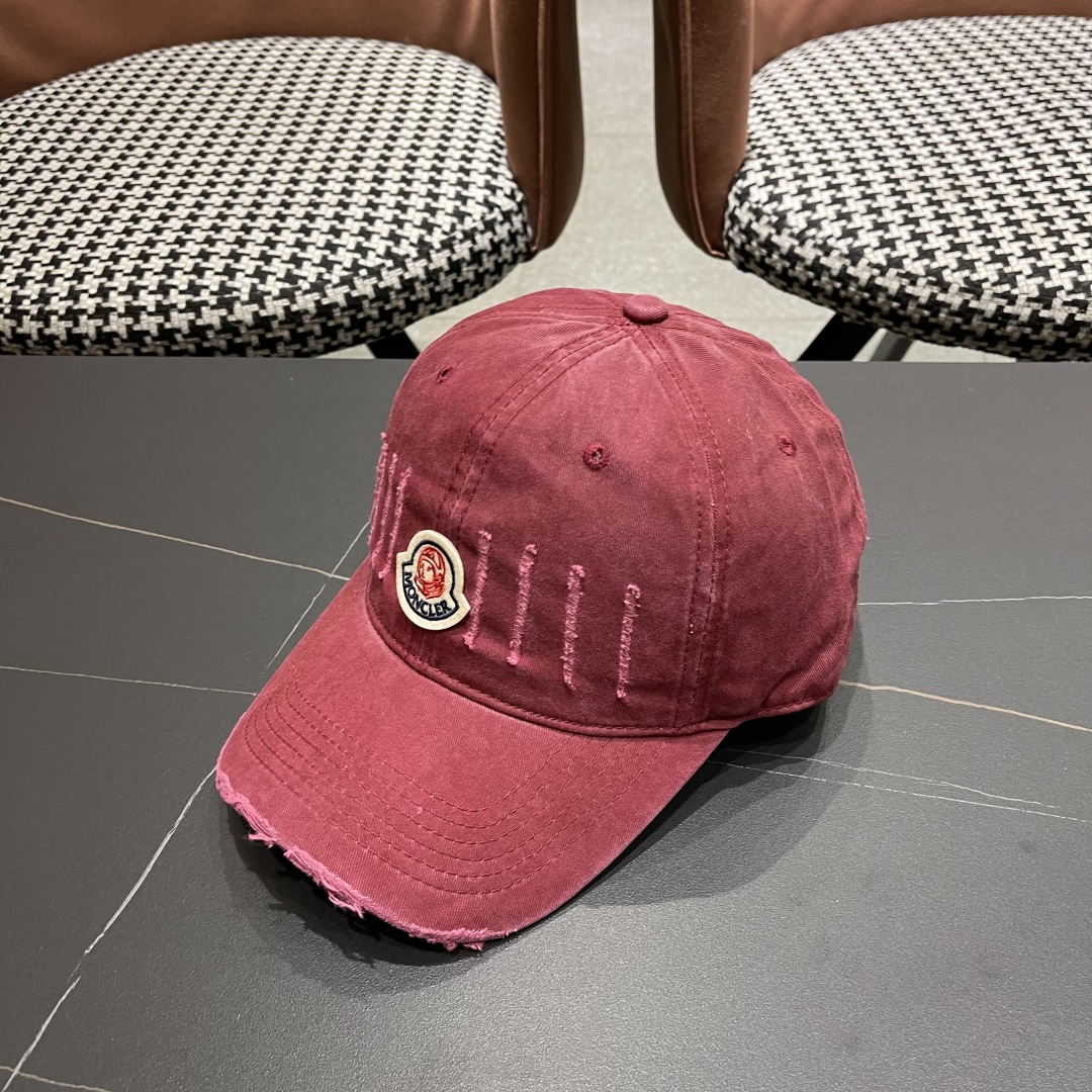  蒙口MONCLER2025新款棒球帽，时尚炸街单品，风格很OK，高品质舒适透气，凹造型很好看
