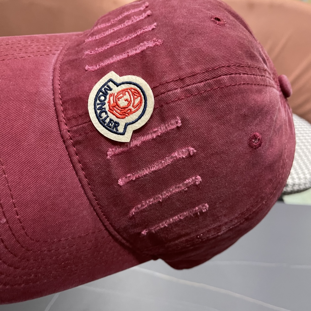  蒙口MONCLER2025新款棒球帽，时尚炸街单品，风格很OK，高品质舒适透气，凹造型很好看