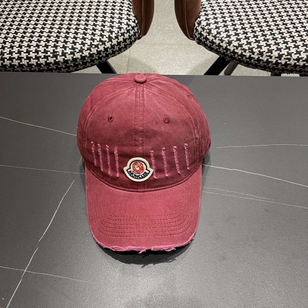  蒙口MONCLER2025新款棒球帽，时尚炸街单品，风格很OK，高品质舒适透气，凹造型很好看