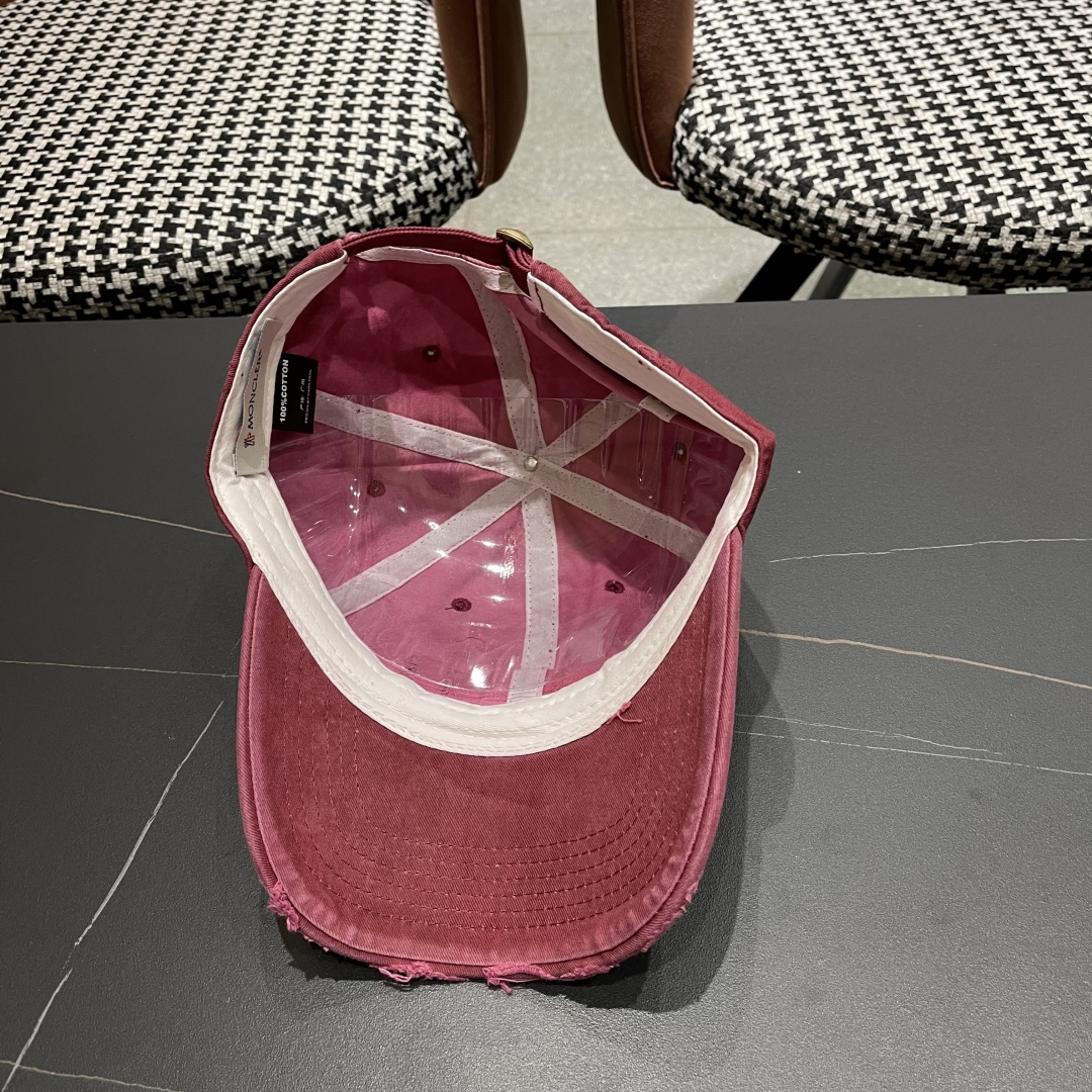  蒙口MONCLER2025新款棒球帽，时尚炸街单品，风格很OK，高品质舒适透气，凹造型很好看