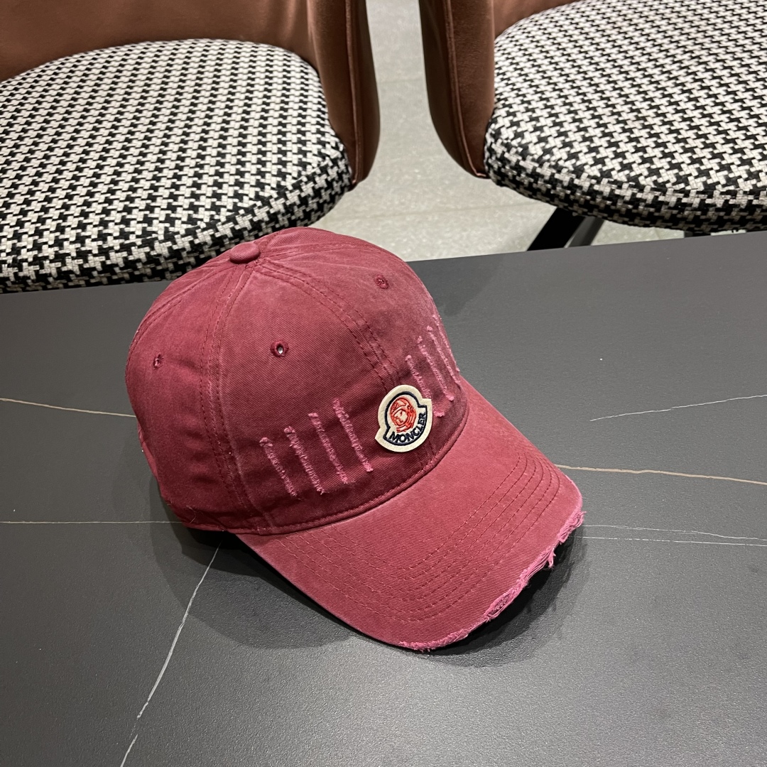  蒙口MONCLER2025新款棒球帽，时尚炸街单品，风格很OK，高品质舒适透气，凹造型很好看