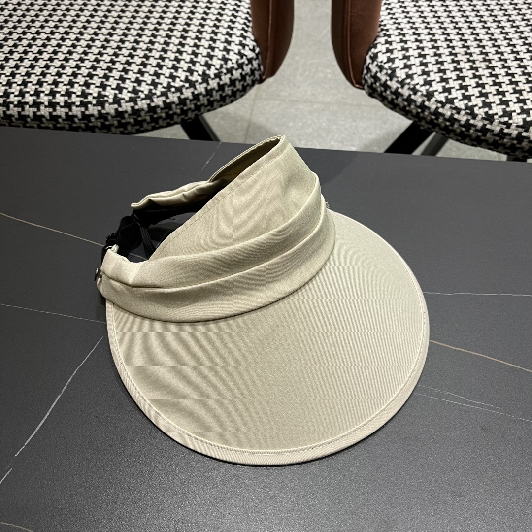  谬谬miumiu帽子女夏季新款大檐防晒空顶帽冰丝抗紫外线
户外透气全脸遮太阳帽