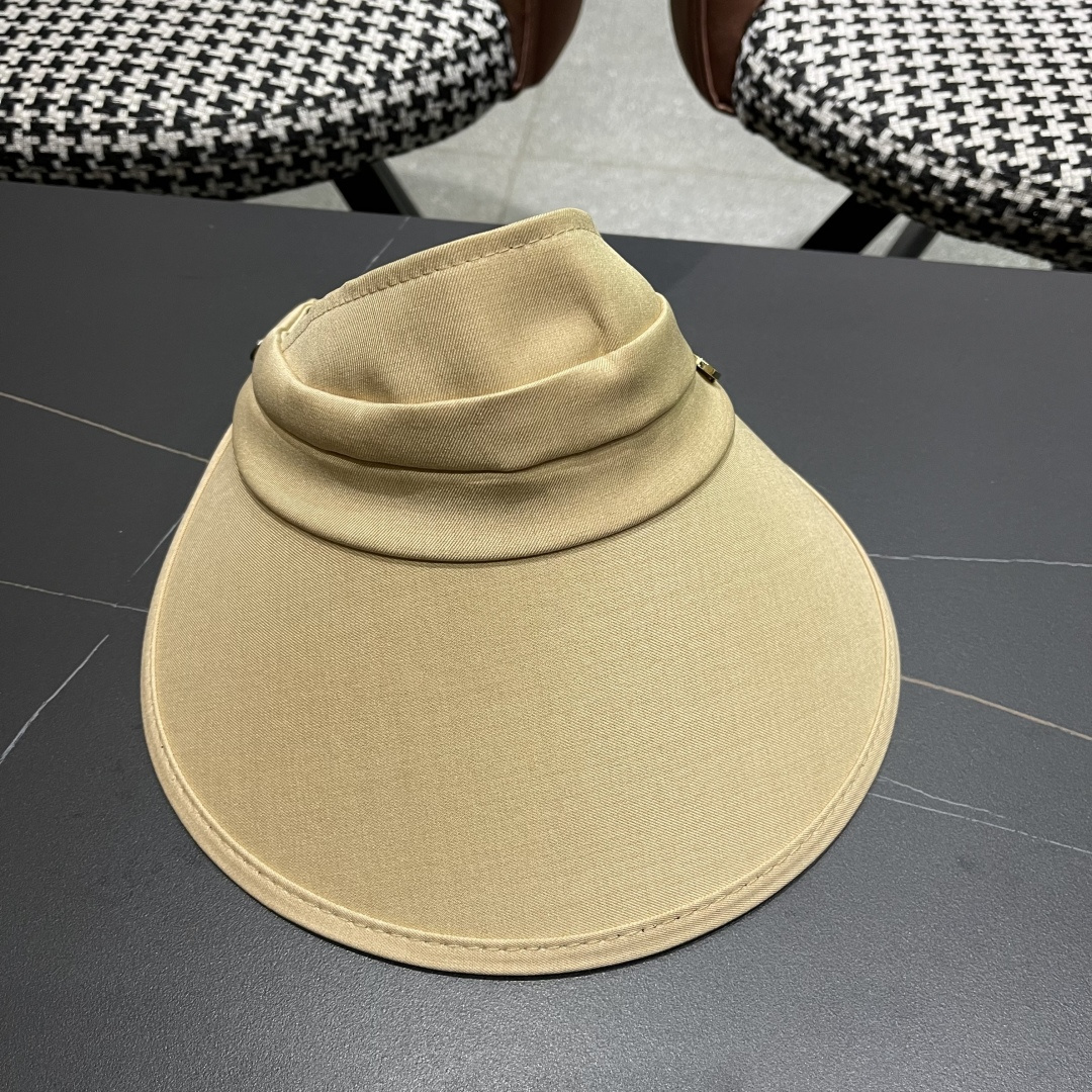  谬谬miumiu帽子女夏季新款大檐防晒空顶帽冰丝抗紫外线
户外透气全脸遮太阳帽