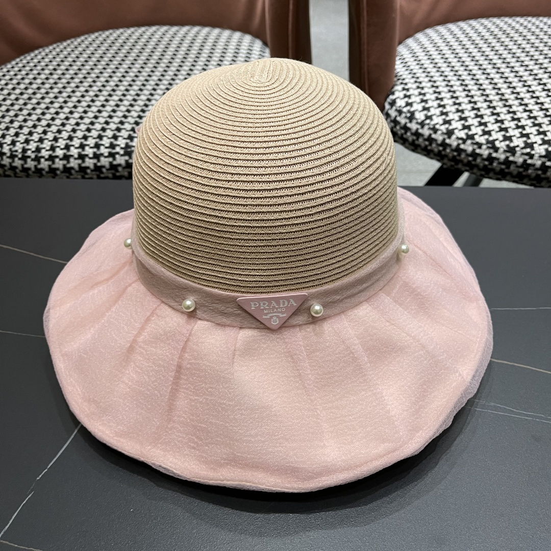  Chanel香奈儿2025年新款布草拼接草帽女春夏Uv防紫外线
渔夫帽可折叠大沿防晒帽