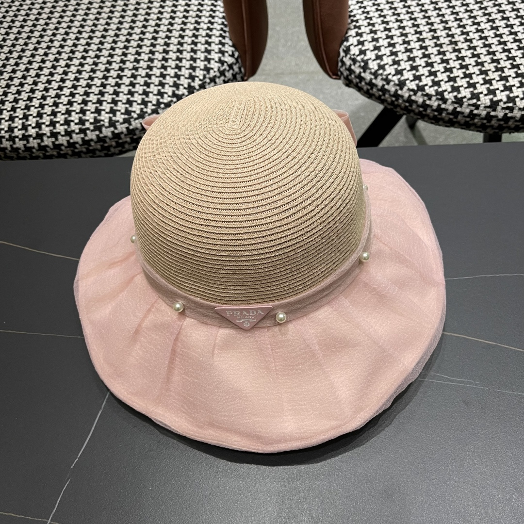  Chanel香奈儿2025年新款布草拼接草帽女春夏Uv防紫外线
渔夫帽可折叠大沿防晒帽