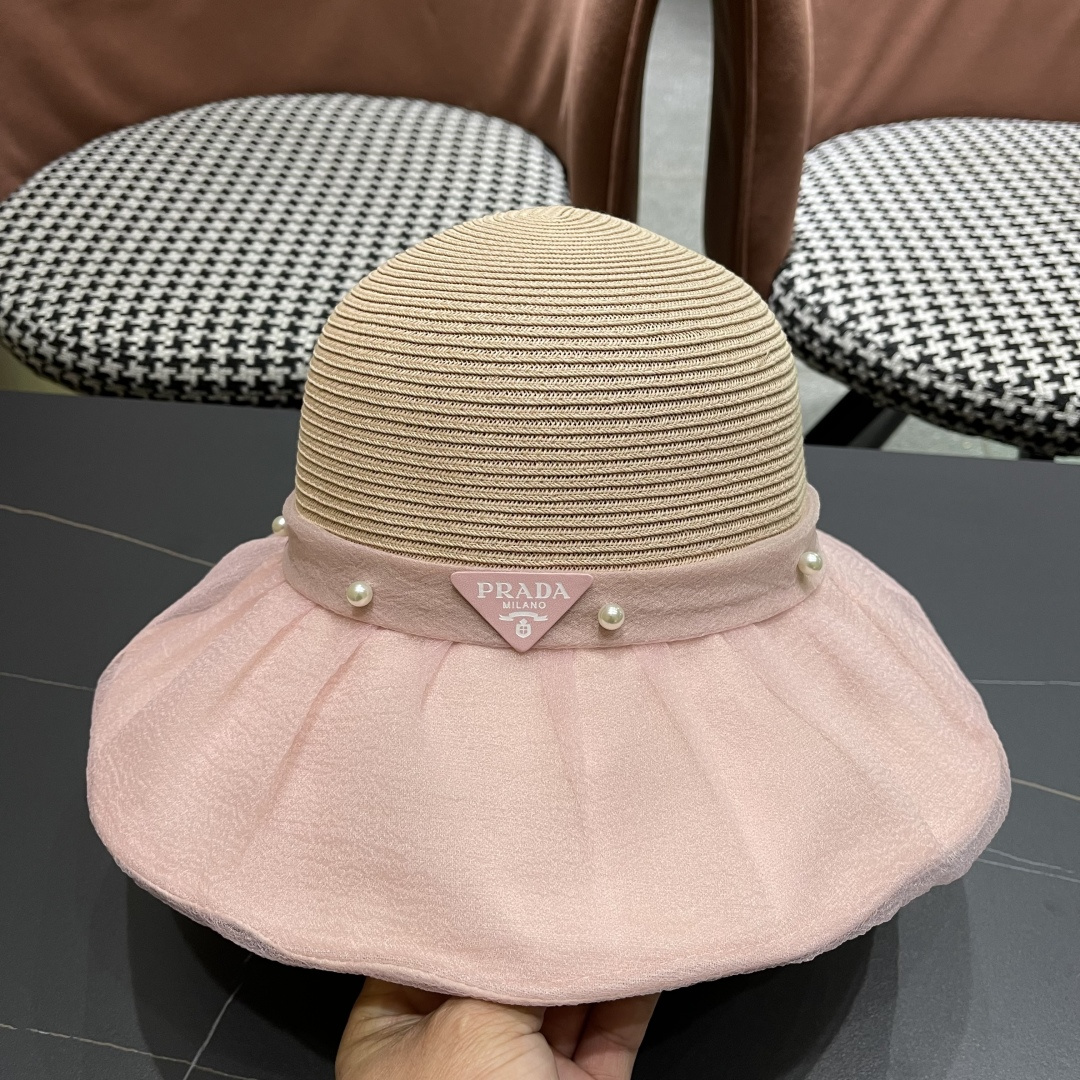  Chanel香奈儿2025年新款布草拼接草帽女春夏Uv防紫外线
渔夫帽可折叠大沿防晒帽