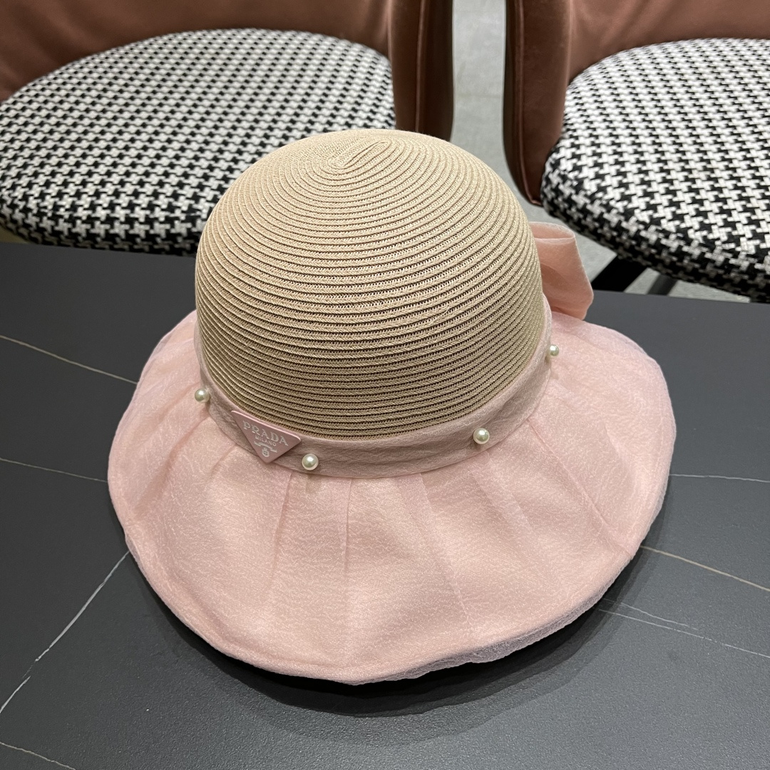 Chanel香奈儿2025年新款布草拼接草帽女春夏Uv防紫外线
渔夫帽可折叠大沿防晒帽