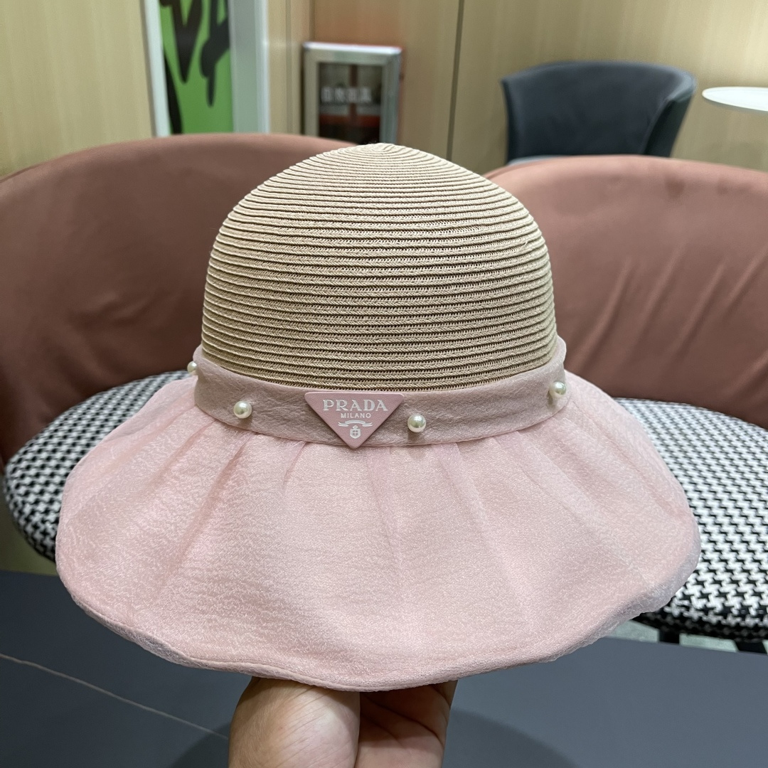  Chanel香奈儿2025年新款布草拼接草帽女春夏Uv防紫外线
渔夫帽可折叠大沿防晒帽