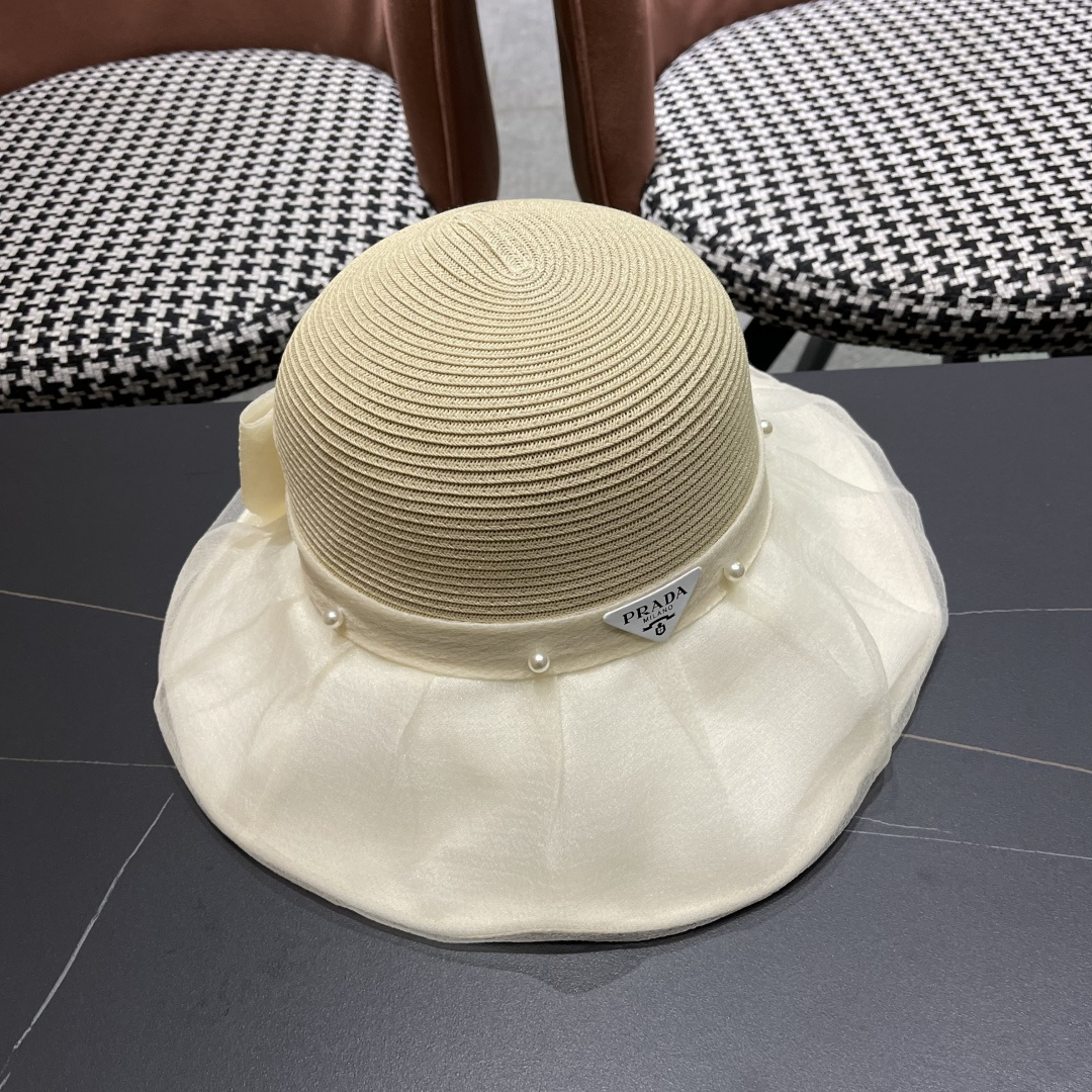  Chanel香奈儿2025年新款布草拼接草帽女春夏Uv防紫外线
渔夫帽可折叠大沿防晒帽