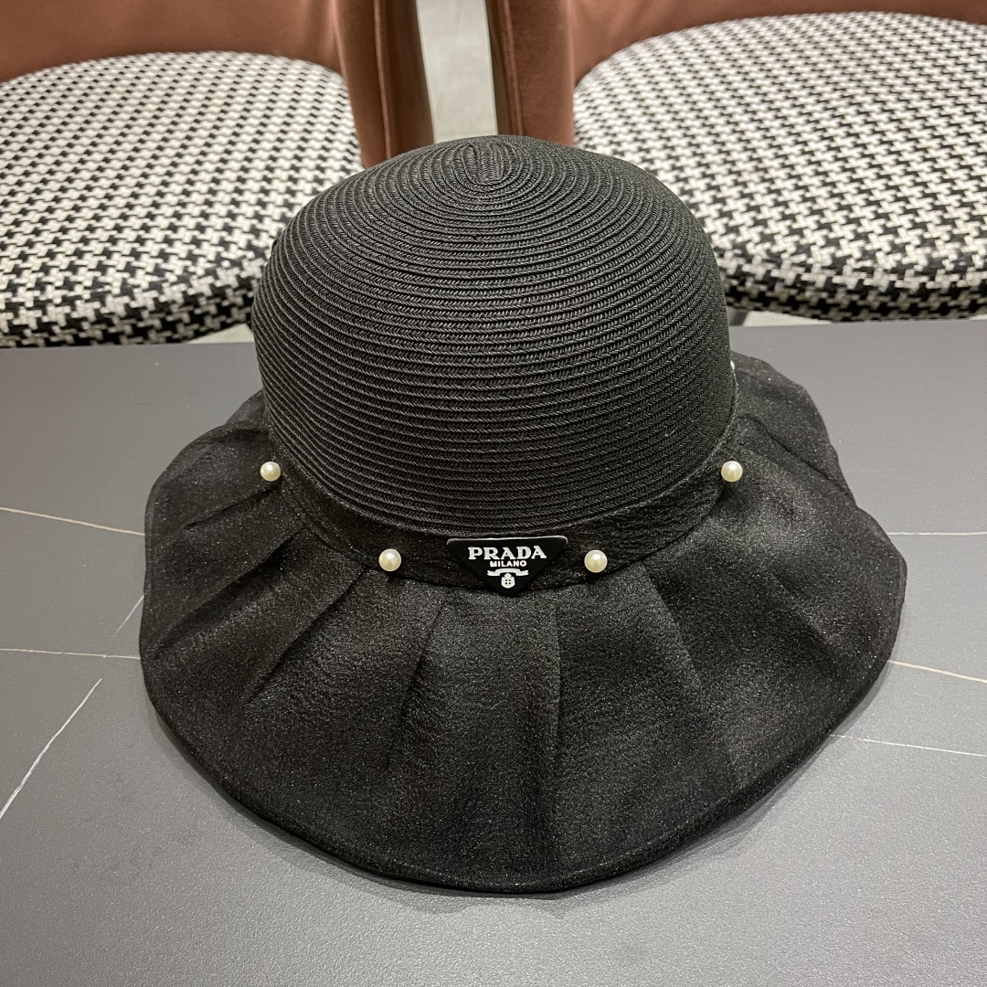  Chanel香奈儿2025年新款布草拼接草帽女春夏Uv防紫外线
渔夫帽可折叠大沿防晒帽