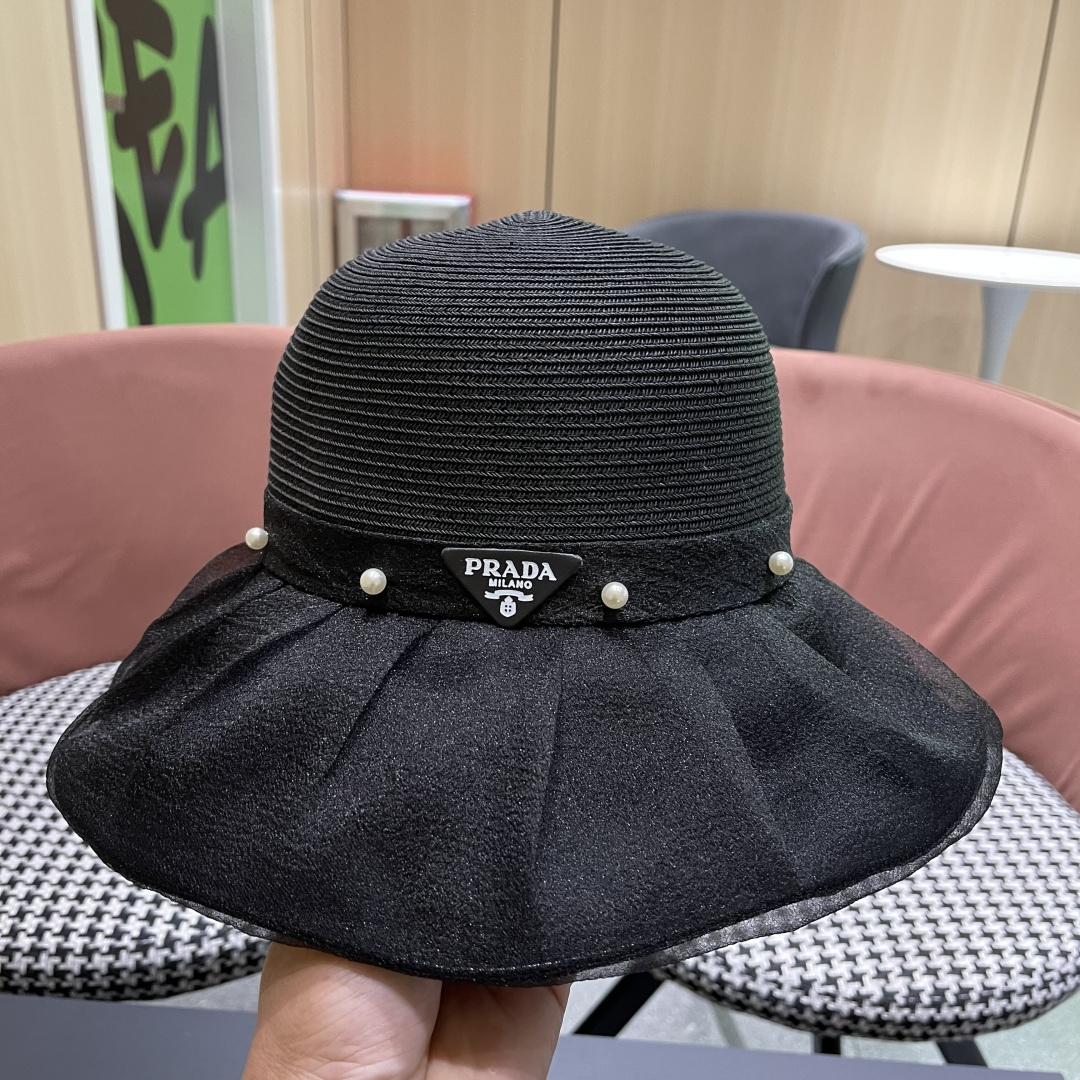  Chanel香奈儿2025年新款布草拼接草帽女春夏Uv防紫外线
渔夫帽可折叠大沿防晒帽