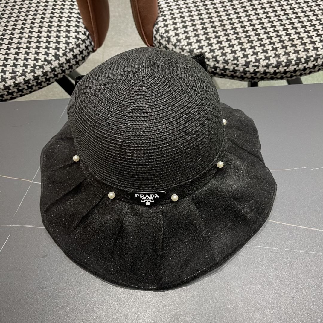  Chanel香奈儿2025年新款布草拼接草帽女春夏Uv防紫外线
渔夫帽可折叠大沿防晒帽