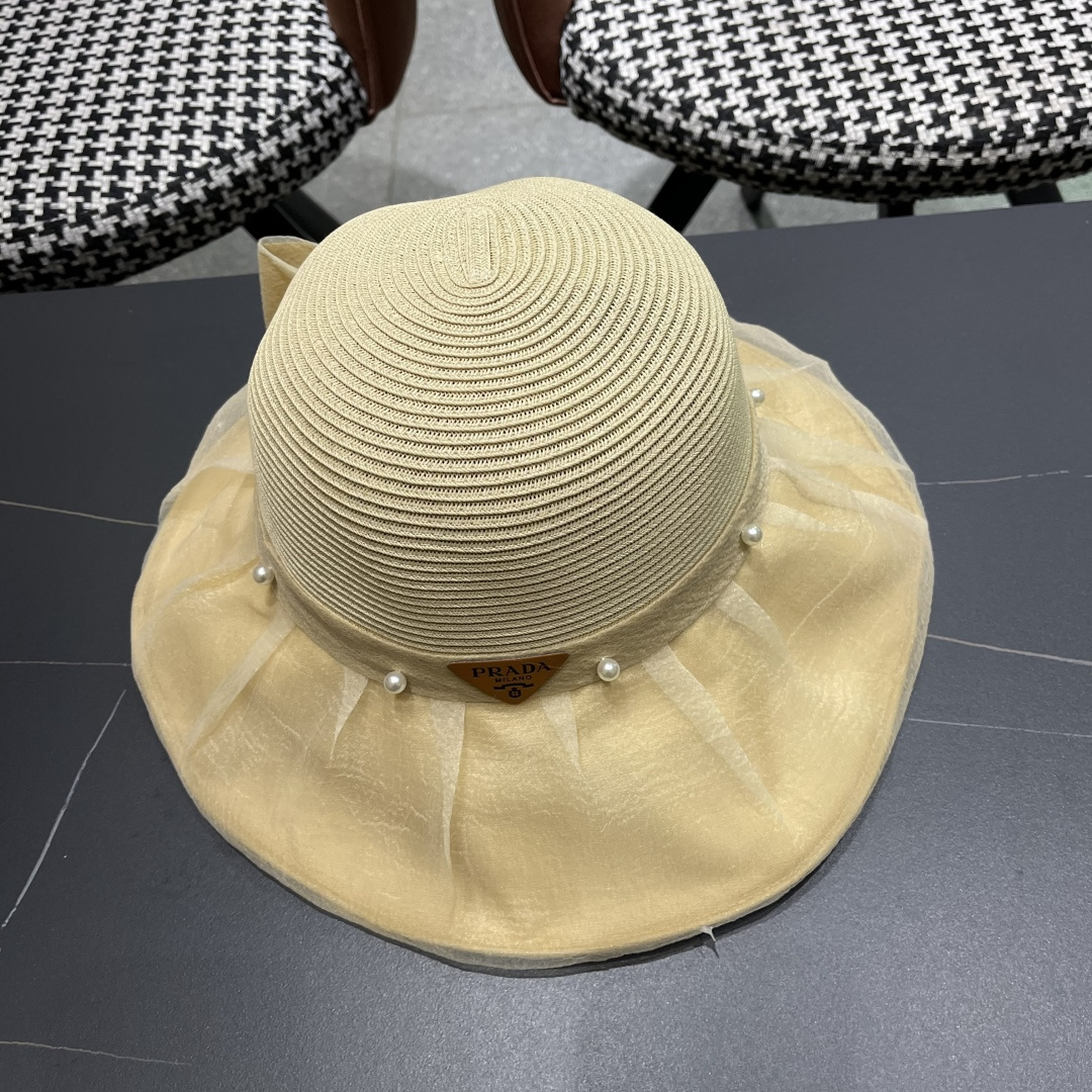  Chanel香奈儿2025年新款布草拼接草帽女春夏Uv防紫外线
渔夫帽可折叠大沿防晒帽