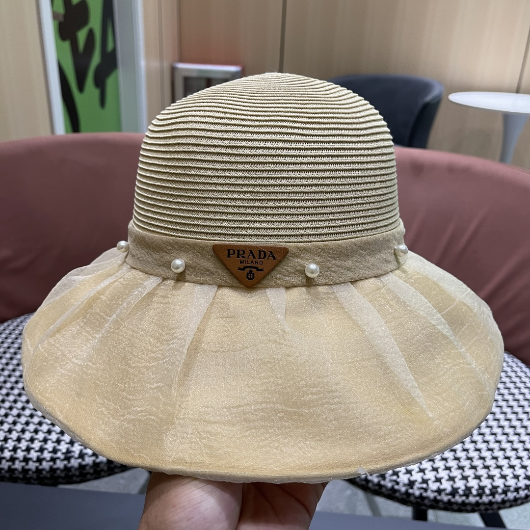  Chanel香奈儿2025年新款布草拼接草帽女春夏Uv防紫外线
渔夫帽可折叠大沿防晒帽