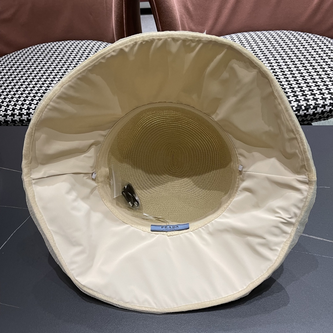  Chanel香奈儿2025年新款布草拼接草帽女春夏Uv防紫外线
渔夫帽可折叠大沿防晒帽