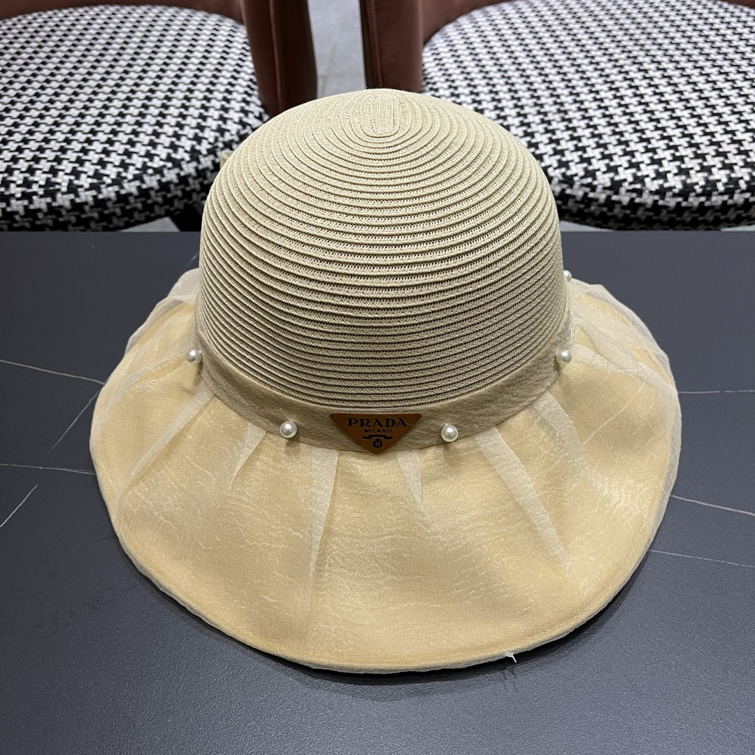  Chanel香奈儿2025年新款布草拼接草帽女春夏Uv防紫外线
渔夫帽可折叠大沿防晒帽