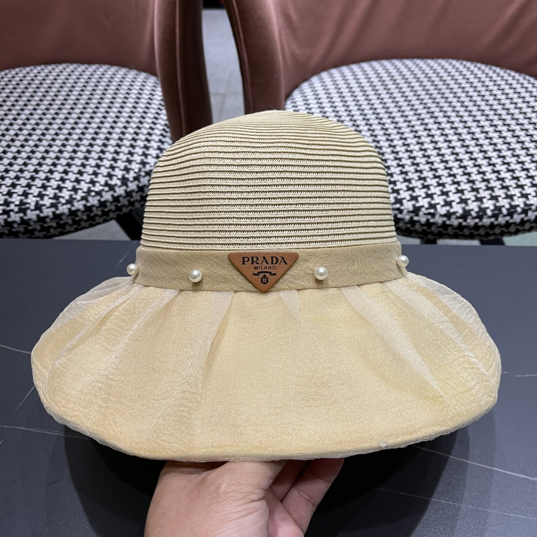  Chanel香奈儿2025年新款布草拼接草帽女春夏Uv防紫外线
渔夫帽可折叠大沿防晒帽