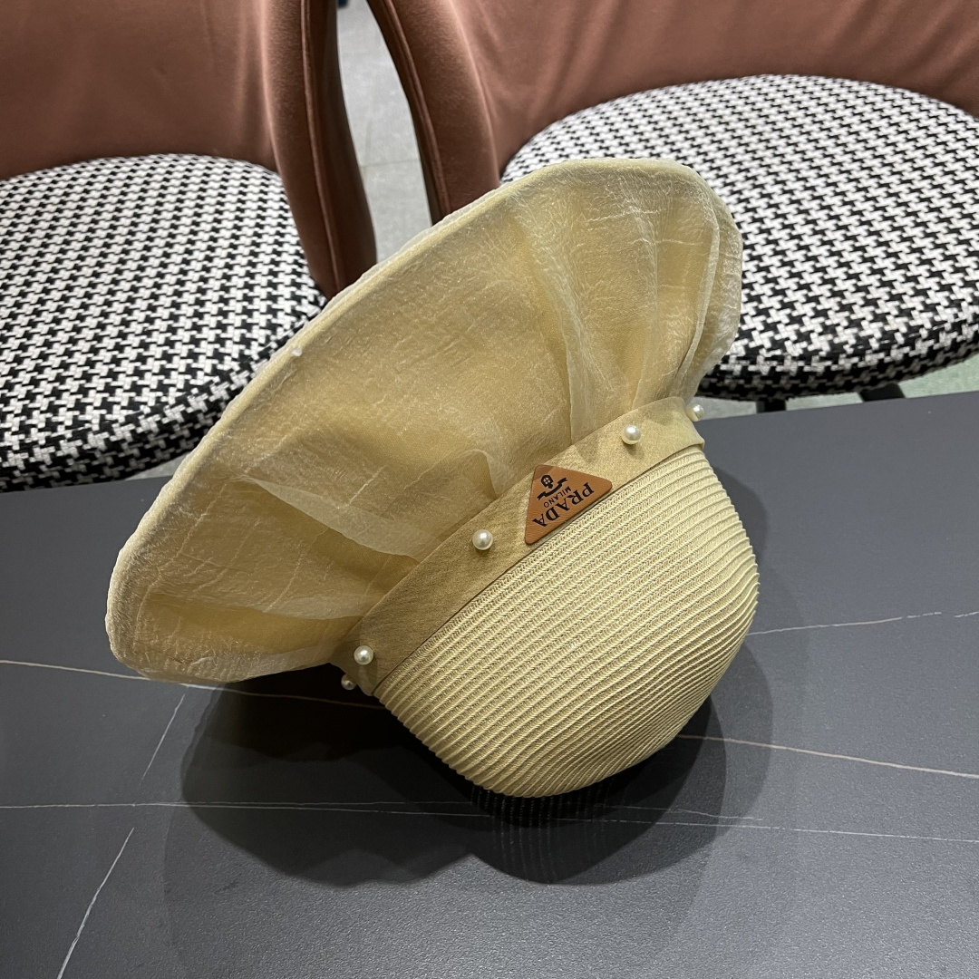  Chanel香奈儿2025年新款布草拼接草帽女春夏Uv防紫外线
渔夫帽可折叠大沿防晒帽