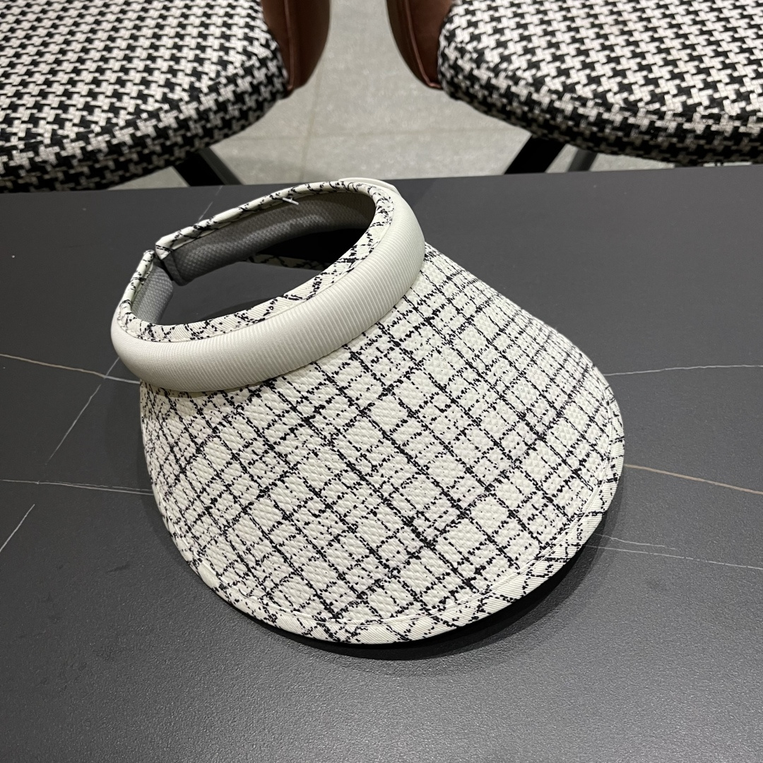  蒙口moncler防晒帽女夏防紫外线遮阳帽韩版休闲百搭大檐遮
脸空顶帽可扎马尾