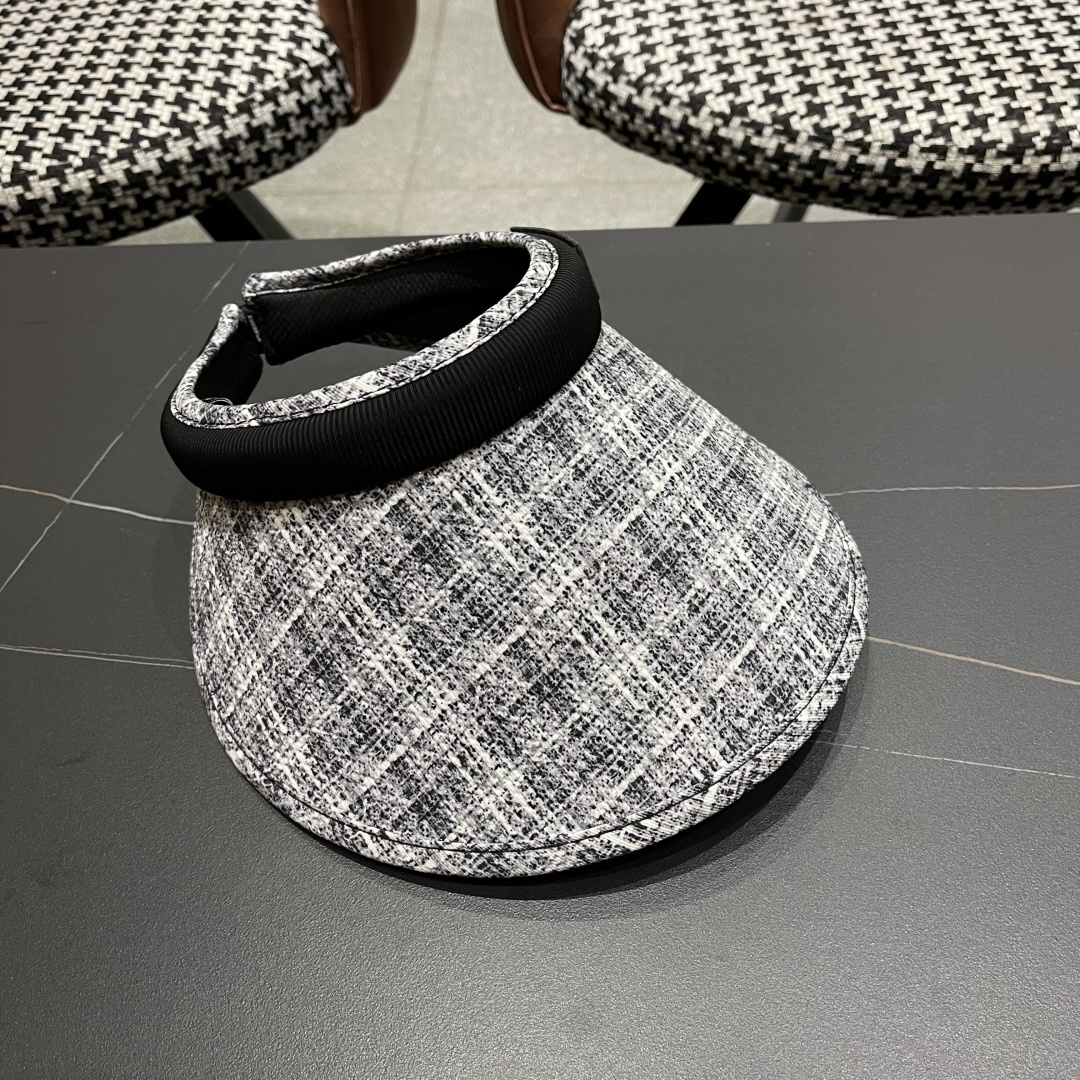  蒙口moncler防晒帽女夏防紫外线遮阳帽韩版休闲百搭大檐遮
脸空顶帽可扎马尾